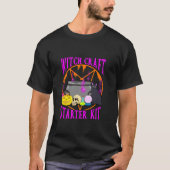 Occult Witchcraft Starter Kit Halloween Cauldron P T-shirt (Voorkant)