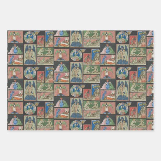 Occulte/Alchemy Verpakkende Document Bladreeks Inpakpapier Vel (Voorkant 2)