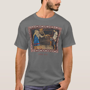 Occulte Baba Yaga Slavische Gotische Grunge Satan T-shirt