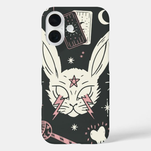 Occulte Bunny Power Spooky Witchcore Case-Mate iPhone Case (Achterkant)