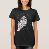 Occulte Dag, spirit board planchette T-shirt (Voorkant)