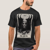Occulte Dark Horror Devil Tarot Kaart T-shirt (Voorkant)