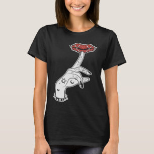 Occulte donkere magische Gothic onheilige emo sata T-shirt