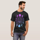 Occulte esthetische kleren Zachte Gothische Maan F T-shirt (Voorkant volledig)