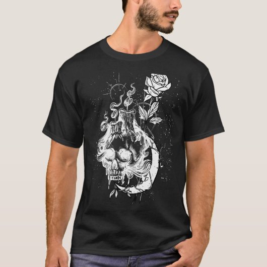 Occulte Gothic Grunge Dark Wave Gothic Punk T-shirt (Voorkant)