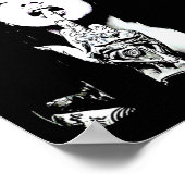 Occulte Gotische Duistere Satanische Nun Tattoos O Poster (Hoek)