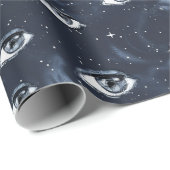 Occulte Gotische Mysterie Ogen Cadeaupapier (Rol Hoek)