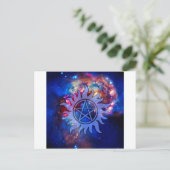 occulte kosmos briefkaart (Staand voorkant)
