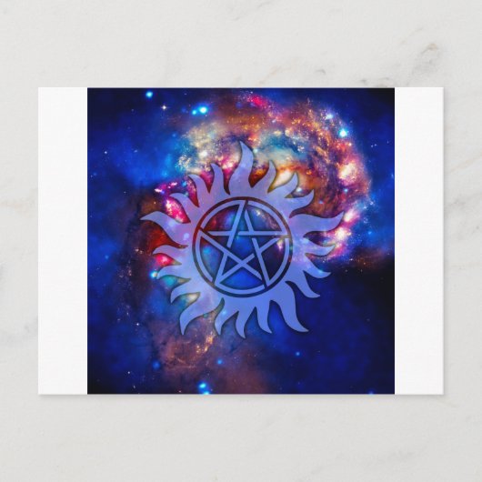 occulte kosmos briefkaart (Voorkant)