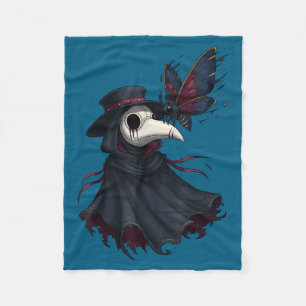 Occulte masker Dokter Gezicht Pest Cottagecore Got Fleece Deken