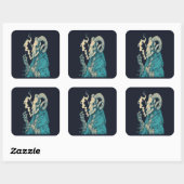 Occulte Rookende Ram Schedel Sticker (Vel)