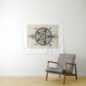 Occulte symbolen patroon wandkleed (In Situ (horizontaal))