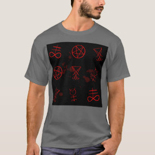 occulte symbolen t-shirt
