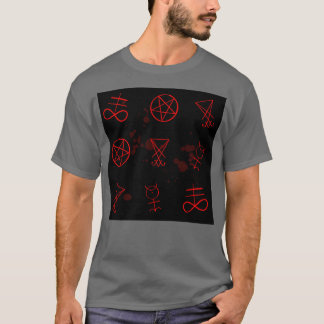 occulte symbolen t-shirt