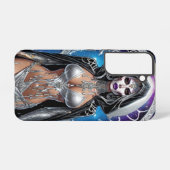 Occultist meisje samsung galaxy hoesje (Achterkant horizontaal)