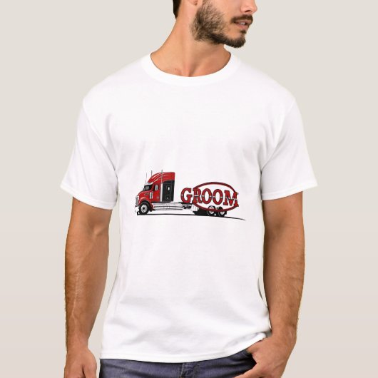 Occupational Groom Truck Driver T-shirt (Voorkant)