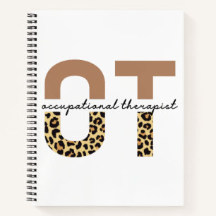 Occupational therapeut OT-cheetah-cadeaus Notitieboek