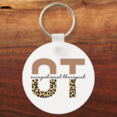 Occupational therapeut OT-cheetah-cadeaus Sleutelhanger (Voorkant)