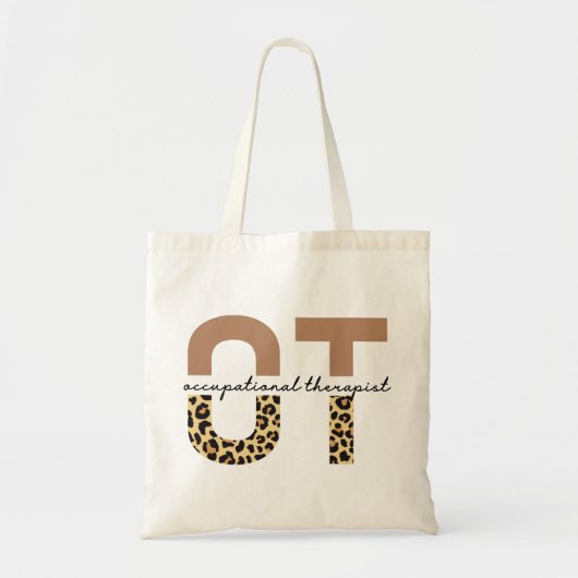 Occupational therapeut OT-cheetah-cadeaus Tote Bag (Voorkant)