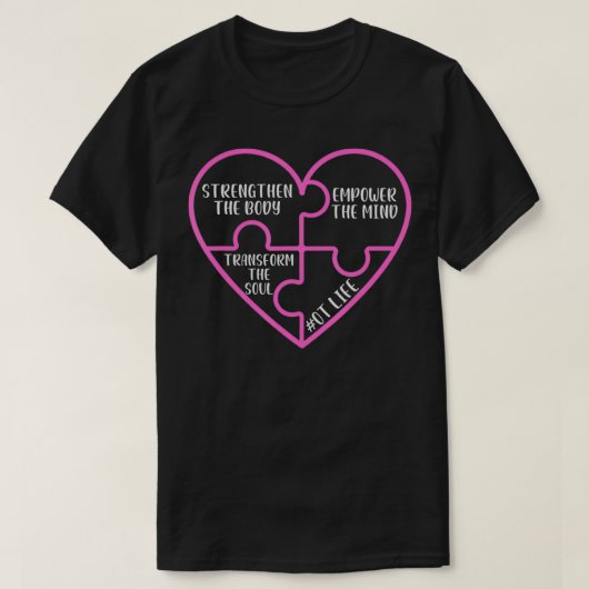 Occupational Therapist OT Therapy Pediatric Curati T-shirt (Design voorkant)