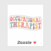 Occupational Therapist Therapy OT Therapist Gifts Sticker (Vel)