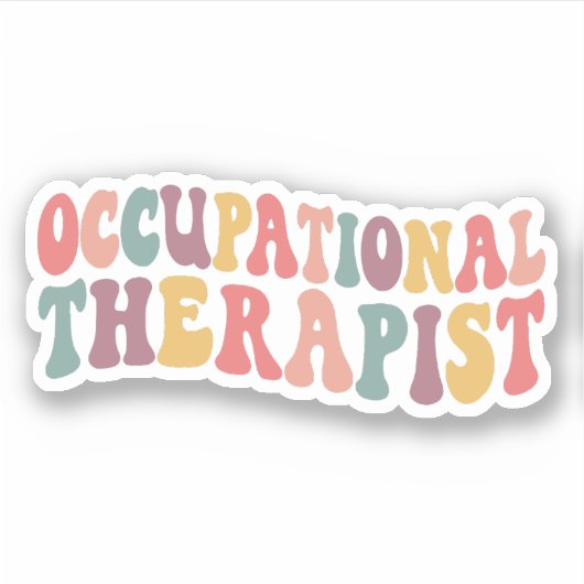 Occupational Therapist Therapy OT Therapist Gifts Sticker (Voorkant)