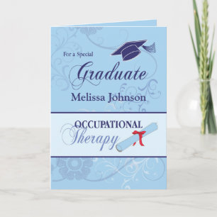 Occupational Therapy Afstuderen Gefeliciteerd Kaart