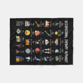Occupational Therapy Alphabet Ota Funny Teacher Lo Fleece Deken (Voorkant (Horizontaal))