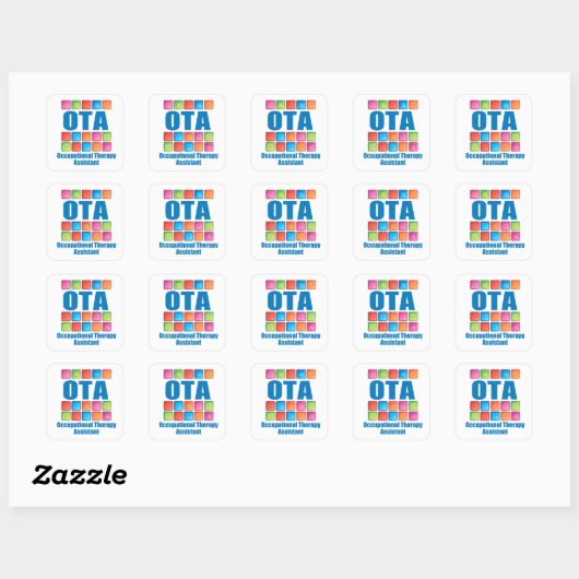 Occupational Therapy Assistant OTA Sticker (Vel)