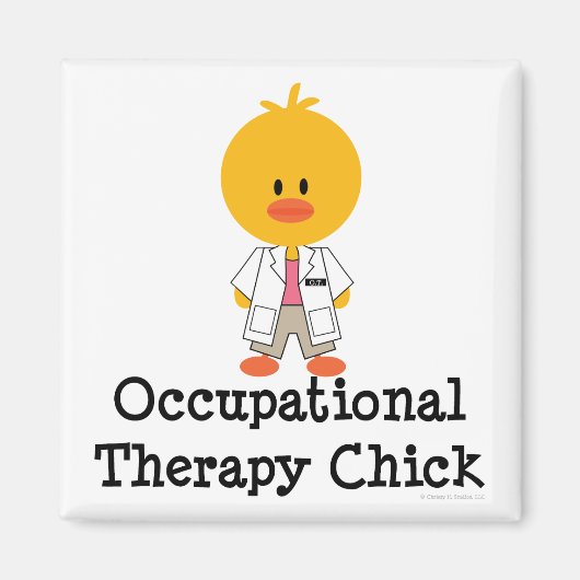Occupational Therapy Chick Magnet (Voorkant)
