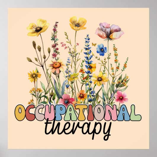 Occupational Therapy COTA Physical Therapist Poster (Voorkant)