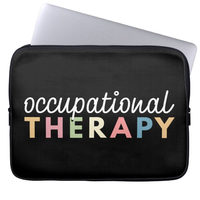 Occupational Therapy COTA Therapist Laptop Sleeve (Voorkant)