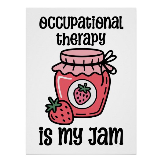 Occupational Therapy Funny Quote Perfect Poster (Voorkant)