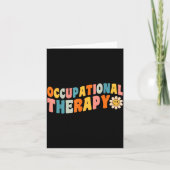 Occupational Therapy Groovy Occupational Therast O Kaart (Voorkant)