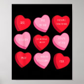Occupational Therapy Heart Candy Valentine Day Ot Poster (Voorkant)