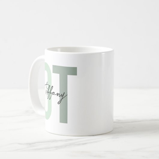 Occupational Therapy Mug • Custom OT Coffee Mug • Koffiemok (Voorkant links)