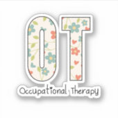 Occupational Therapy OT - Occupational Therapist Sticker (Voorkant)