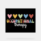 Occupational Therapy OT Professional Acryl Bord (Voorkant)