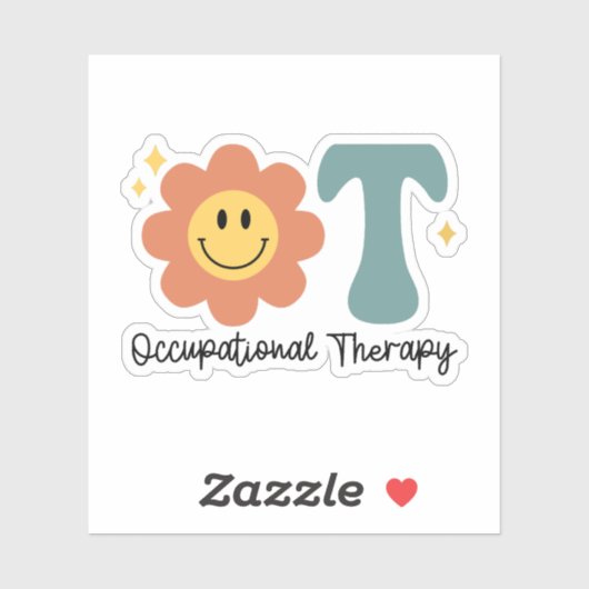 Occupational Therapy OT Sticker, OT Therapeut Gift Sticker (Vel)