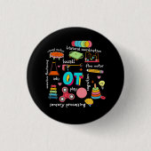 Occupational Therapy Pediatric Therapist Assistant Ronde Button 3,2 Cm (Voorkant)