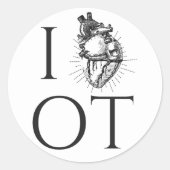 Occupational Therapy Stickers Rond (Voorkant)