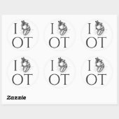 Occupational Therapy Stickers Rond (Vel)