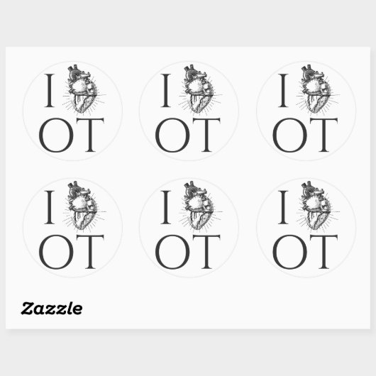 Occupational Therapy Stickers Rond (Vel)