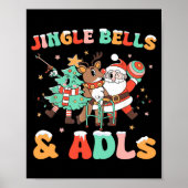 Occupational Therapy Xmas Reindeer Santa Adls New  Poster (Voorkant)