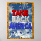 Occupy America-protestbord Poster (Voorkant)