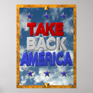 Occupy America-protestbord Poster