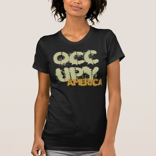 OCCUPY AMERICA T-SHIRT (Voorkant)
