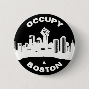 Occupy Boston Ronde Button 5,7 Cm