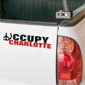 OCCUPY CHARLOTTE BUMPERSTICKER (Op Truck)