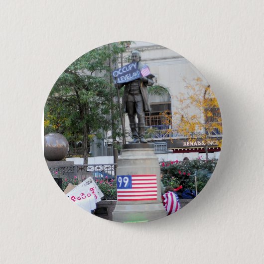 Occupy ClevButtoneland Ronde Button 5,7 Cm (Voorkant)